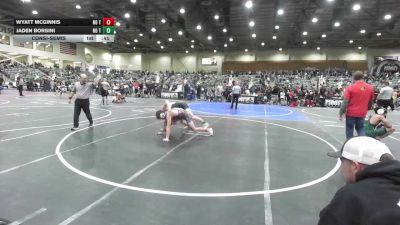 157 lbs Consolation - Wyatt McGinnis, No Team vs Jaden Borsini, No Team