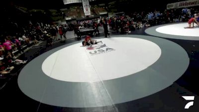 140 lbs Lauren Zaragoza, SDIKWA - San Diego-Imperial Kids Wrestling Association vs Khloe Meisenbach, BAWA-Bay Area Wrestling Association