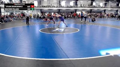 Silver 165 lbs Cons. Round 2 - Brayden Pillars, Cornell College vs Syler Zdanczewicz, Wartburg
