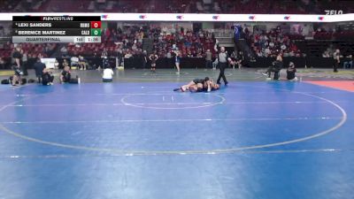 155 lbs Quarterfinal - Berenice Martinez, Caldwell vs Lexi Sanders, Rocky Mountain