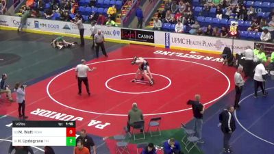 147 lbs Round Of 32 - Michael Watt, Penn Cambria vs Hunter Updegrave, Tri Valley