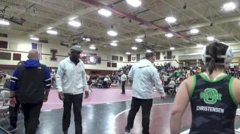 125 lbs Quarterfinal - Ivy Christensen, Osage vs Aileen Aragon, West Liberty