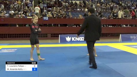 Thaís Loureiro Felipe vs Mara Ananda Kelly 2024 Pan IBJJF Jiu-Jitsu No-Gi Championship