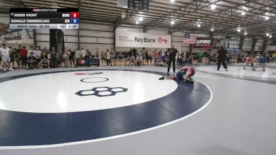 92 kg Cons. Rd Of 32 - Aiden Hight, Mountain Cat Wrestling Club vs Ronald Dimmerling, Golden One RTC