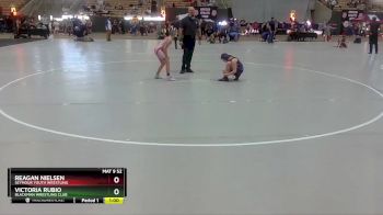 100 lbs Round 2 - Reagan Nielsen, Seymour Youth Wrestling vs Victoria Rubio, Blackman Wrestling Club