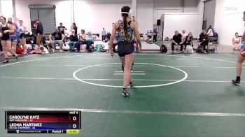 110 lbs Round 5 (6 Team) - Leona Martinez, So Cal Hammers vs Carolyne Katz, Mat Assassins