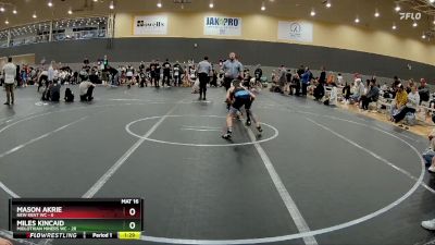 76 lbs Round 2 (6 Team) - Mason Akrie, New Kent WC vs Miles Kincaid, Midlothian Miners WC