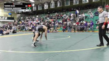 144 lbs Champ. Round 2 - Tamden Allen, Middletown High School vs Emmanuel Hernandez, Springboro