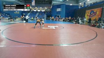 145 lbs Cons. Round 7 - Taylor Thiele, Immaculata vs Anshul Kumar, Somerville