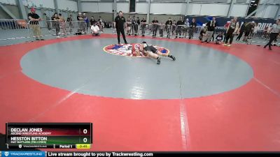 110 lbs Cons. Round 4 - Hesston Bitton, Mat Rattlers (Tri-Cities) vs Declan Jones, Ascend Wrestling Academy