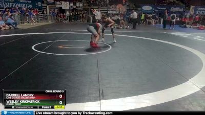 D 3 144 lbs Cons. Round 3 - Darrell Landry, Lake Charles College Prep vs Wesley Kirkpatrick, Church Point