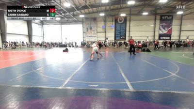 132 lbs Consi Of 32 #1 - Justin D'Arce, NY vs Caden Cagiano, FL