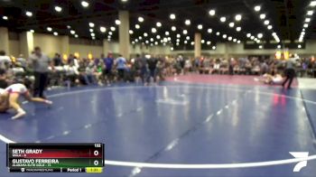 132 lbs Round 1 (6 Team) - Seth Grady, WALA vs Gustavo Ferreira, Alabama Elite Gold