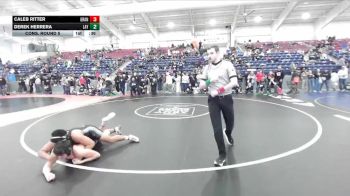 165 lbs Cons. Round 5 - Caleb Ritter, Grantsville vs Derek Herrera, Layton