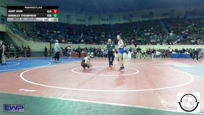 100 lbs Consi Of 8 #1 - Addy Bain, Glenpool JH vs Brenley Thompson, Perry Girls Wrestling Club