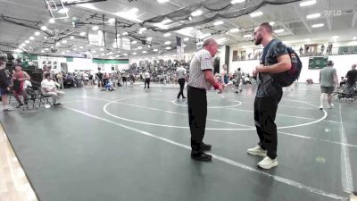 285 lbs Round 4 - Nicholas Barry, Heritage High School vs Aiden Holcomb, Purler Wrestling Academy