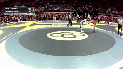 D2-113 lbs Cons. Round 1 - Cole Harvey, Steubenville vs Konner Blaney, Mar. Highland