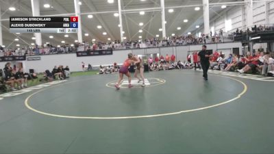145 lbs Jameson Strickland, Pennsylvania Blue vs Alexis Dubowsky, Arkansas