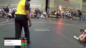 115 lbs Round 2 (6 Team) - Cyge Richardson, Peer Pressure vs WALTER DREWS, Elite Athletic Club W.E.