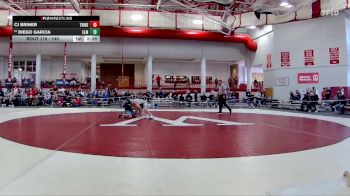 149 lbs Cons. Round 1 - Diego Garcia, Elmhurst University vs CJ Briner, Trine