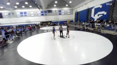 120 lbs Champ. Round 2 - Evelyn Lopez, Hamilton vs Natalie Ibarra, Orange Vista High School Wrest