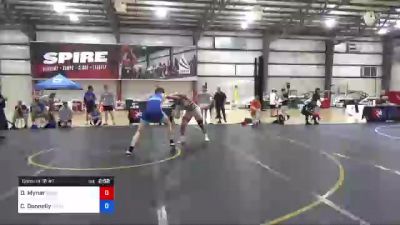 92 kg Consi Of 16 #1 - Darius Mynar, Burg Training Center vs Cody Donnelly, Jackrabbit Wrestling Club