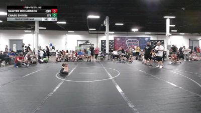 52 lbs Quarterfinal - Chase Shrom, Shore Elite vs Sawyer Richardson, Capital City Wrestling Club