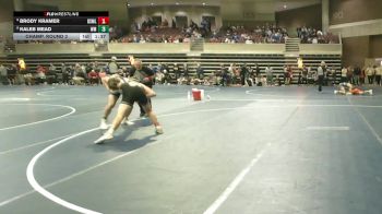 152 Championship Bracket Champ. Round 3 - Brody Kramer, Bismarck Legacy vs Kaleb Mead, Watertown-Mayer