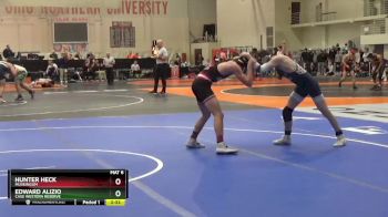 125 lbs Champ. Round 2 - Edward Alizio, Case Western Reserve vs Hunter Heck, Muskingum