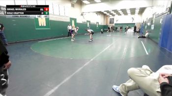 120 lbs Cons. Round 2 - Israel Morales, Walnut vs Kole Crafton, Spanish Springs