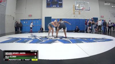 165 lbs Quarterfinal - Nevaeh Spivey- Hayes, Idaho Falls vs Ella Elordi, Eagle