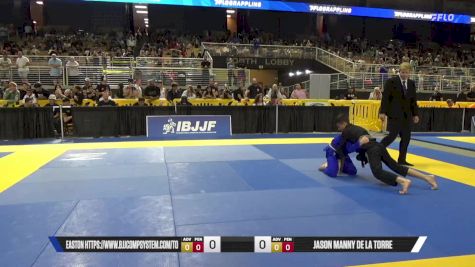 Justin Saul Fliss vs Jason Manny De La Torre 2025 Pan Kids Jiu-Jitsu IBJJF Championship