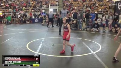 58 lbs Round 1 - Jetson Gennari, Clyde Amatuer Wrestling vs Cooper Barnett, Northeastern