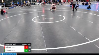 195 lbs Round 3 (16 Team) - Liam Blaser, Columbus vs Keagyn Linden, York