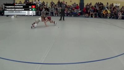 65 lbs Champ. Round 1 - Thatcher Anderson, WCABBE Knights vs Kashton Hormann, Summit Wrestling Academy