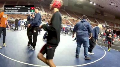 138-D2 Champ. Round 1 - Anthony Lopez, Ironwood High School vs Joey Sano, Arizona College Prep