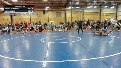 149 lbs Cons. Round 1 - Mason Culp, Clackamas Community College vs Israel Gutierrez, Westcliff