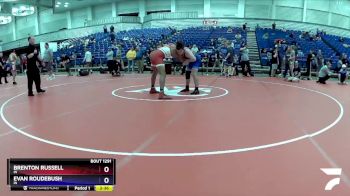 170 lbs Semifinal - Brenton Russell, IN vs Evan Roudebush, IN