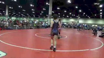 120 lbs Placement Matches (8 Team) - Addelynn Rodman, FC Boom Squad vs Sydney Bridenstine, Head Hunters