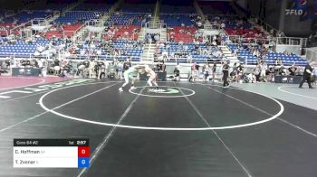 132 lbs Cons 64 #2 - Colson Hoffman, Georgia vs Tyson Zvonar, Illinois