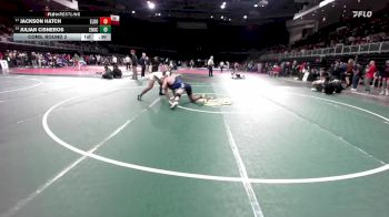 165 lbs Cons. Round 2 - Julian Cisneros, Enochs vs Jackson Hatch, El Dorado