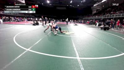 165 lbs Cons. Round 2 - Julian Cisneros, Enochs vs Jackson Hatch, El Dorado