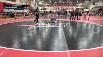 90 lbs Round 5 - Weston Nilssen, Weigh-In Club vs Trent Sather, Farmington