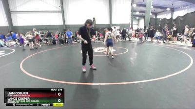 108 lbs Semifinal - Lance Cosper, Barlow Mat Club (DBA Barlow Wrestling) vs Liam Coburn, Forks Wrestling Club