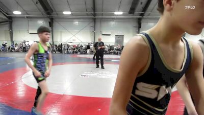 80 lbs Semifinal - Brooks Cain, Slate Wrestling Academy vs Alan Myers, The Storm Wrestling Center