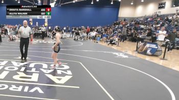 100 lbs Champ. Round 1 - Alliya Walker, Grayson County vs Swaiya Marshall, Alexandria City