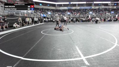 115 lbs Quarterfinal - Finn Wilson, Eierman Elite vs Roman Tuttle, Wtc