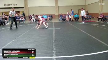 110 lbs Quarterfinal - Evan Lonergan, TCWC vs Maddox McDaniel, Stronghold Wrestling