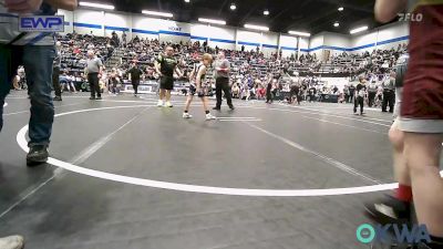 55 lbs Semifinal - Decker Thaxton, Blanchard Youth Wrestling Club vs Beckham Cummings, Newcastle Youth Wrestling