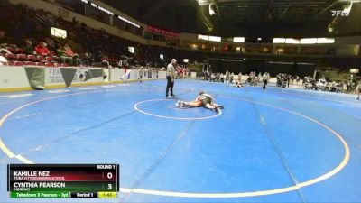 125 lbs Round 1 - Kamille Nez, Tuba City Boarding School vs Cynthia Pearson, Morenci